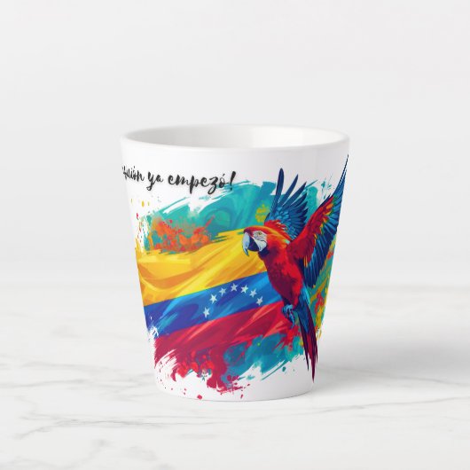 Venezuela libre – Orgullo y esperanza venezolana Milchtasse (Vorderseite)