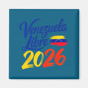Venezuela Libre Patriotisches Freiheitsflaggen-Des Magnet