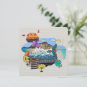 Venezuela ✨ Magie Land Grußkarte Dankeskarte (Stehend Vorderseite)