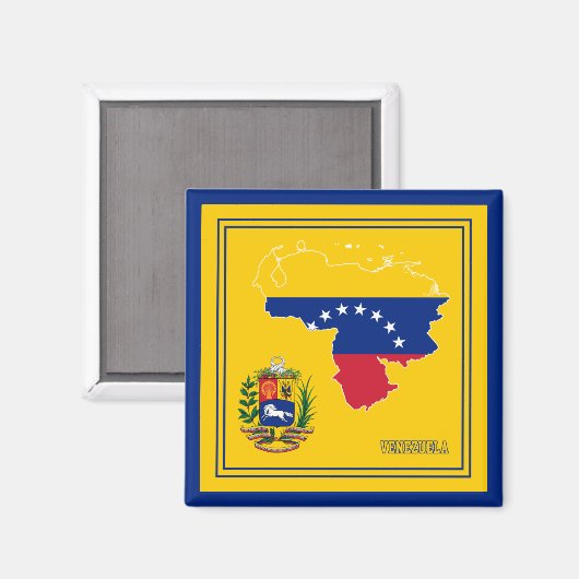Venezuela Magnet (Vorderseite/Rückseite)