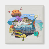 Venezuela ✨ Magnet des Landes (Vorne)