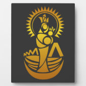 Venezuela Maracaibo Virgen Chinita Chiquinquira Fotoplatte (Vorderseite)