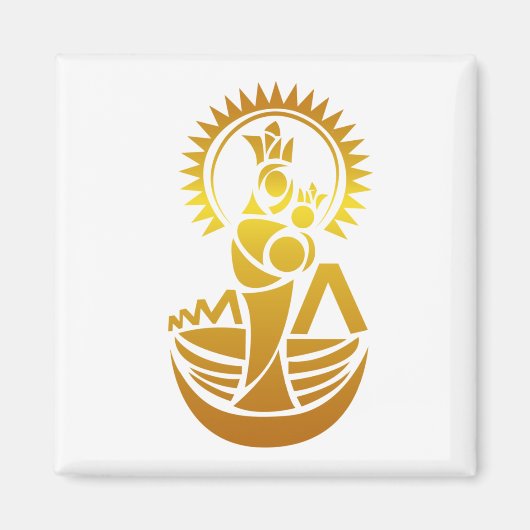 Venezuela Maracaibo Virgen Chinita Chiquinquira Magnet (Vorne)