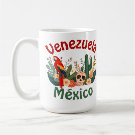 Venezuela ❤️ México | Diseño cultural latino Kaffeetasse