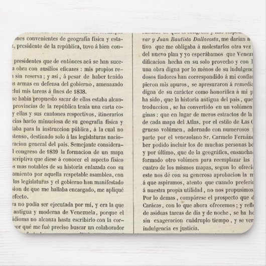 Venezuela Mousepad (Vorne)