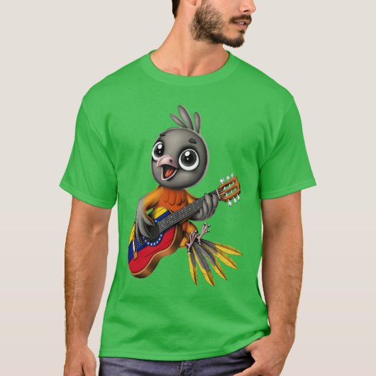 Venezuela National Bird Girl T-Shirt (Vorderseite)