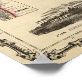 Venezuela, New Granada und Ecuador Poster (Ecke)