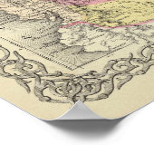 Venezuela, New Granada und Ecuador Poster (Ecke)