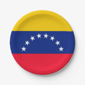 Venezuela Pappteller (Vorderseite)