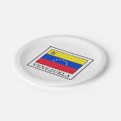 Venezuela Pappteller (Schrägansicht)