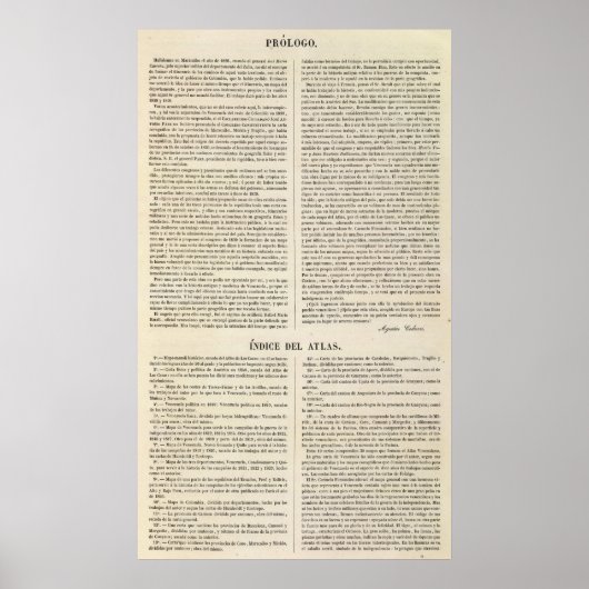 Venezuela Poster (Vorne)