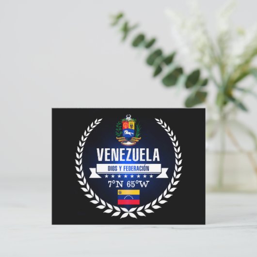 Venezuela Postkarte (Stehend Vorderseite)