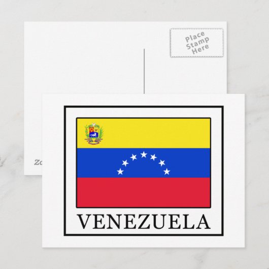 Venezuela Postkarte (Vorne/Hinten)
