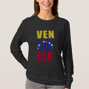 Venezuela Pride Venezuelan Roots Flag stolz Süden T-Shirt