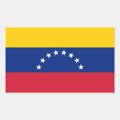 Venezuela Rechteckiger Aufkleber (Vorderseite)