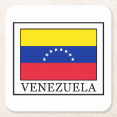 Venezuela Rechteckiger Pappuntersetzer (Vorderseite)