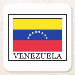 Venezuela Rechteckiger Pappuntersetzer