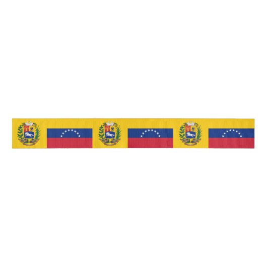 Venezuela Ribbon, Emblem, Patriot, Velezuelan-Flag Ripsband (Vorderseite)
