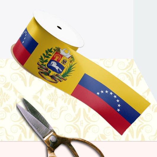 Venezuela Ribbon, Emblem, Patriot, Velezuelan-Flag Ripsband