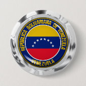 Venezuela-Runde Button (Vorderseite)