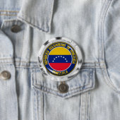 Venezuela-Runde Button (Beispiel)