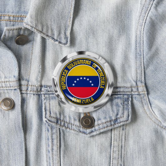 Venezuela-Runde Button (Beispiel)