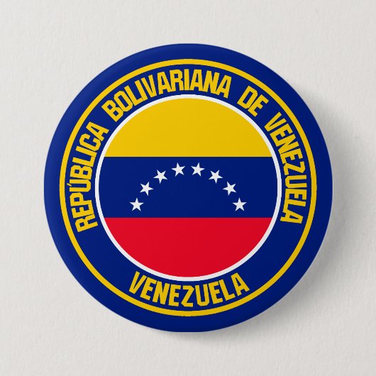Venezuela-Runde Button (Vorderseite)