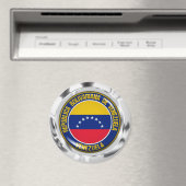 Venezuela-Runde Magnet (In Situ (Geschirrspüler))