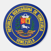 Venezuela-Runde Magnet (Vorne)