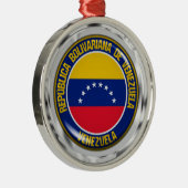 Venezuela-Runde Ornament Aus Metall (Rechts)
