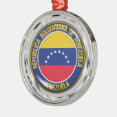 Venezuela-Runde Ornament Aus Metall (Links)