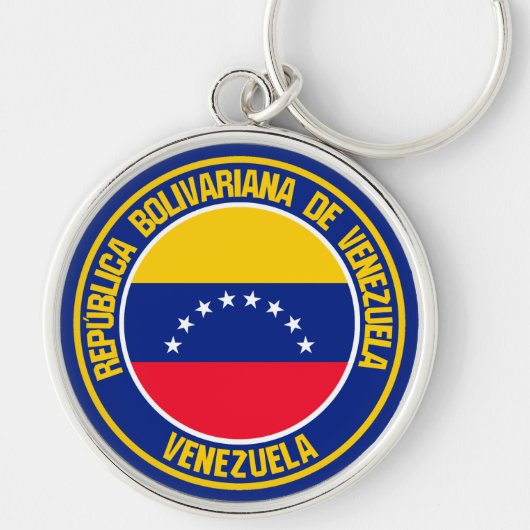 Venezuela-Runde Schlüsselanhänger (Vorne)