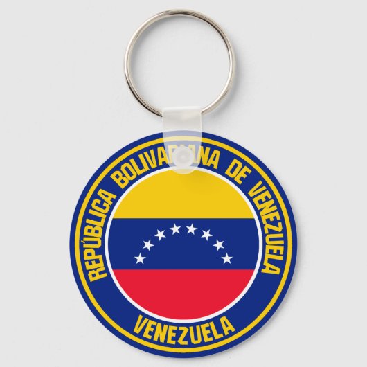 Venezuela-Runde Schlüsselanhänger (Vorderseite)