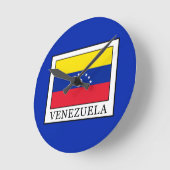 Venezuela Runde Wanduhr (Winkel)
