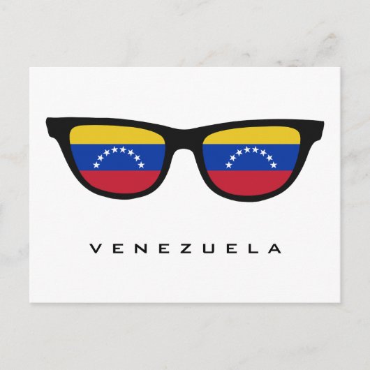 Venezuela Shades Custom Text & Color Postcard Postkarte (Vorderseite)