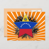 Venezuela Star Postkarte (Vorne/Hinten)