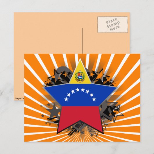 Venezuela Star Postkarte (Vorne/Hinten)