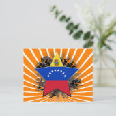 Venezuela Stern Postkarte (Stehend Vorderseite)