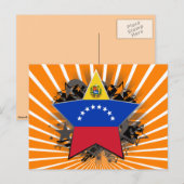 Venezuela Stern Postkarte (Vorne/Hinten)