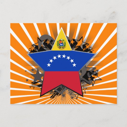 Venezuela Stern Postkarte (Vorderseite)