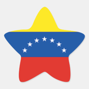 Venezuela-Sternkleber Stern-Aufkleber
