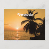 Venezuela Sunset Postkarte (Vorderseite)