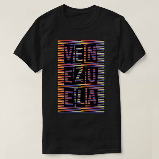 Venezuela Traditioneller Chromatiker T-Shirt (Design vorne)