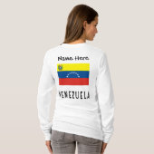 Venezuela und die venezolanische Flagge Personalis T-Shirt (Schwarz voll)