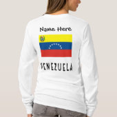 Venezuela und die venezolanische Flagge Personalis T-Shirt (Rückseite)