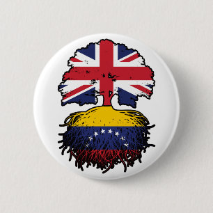 Venezuela Venezolanisch Britisch UK Baum Wurzeln F Button