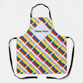 Venezuela Venezolanische Fahne Personalisiert gezä Schürze (Vorderseite)