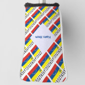 Venezuela Venezolanische Flagge geteert blau Perso Golf Headcover (Rotieren 90)