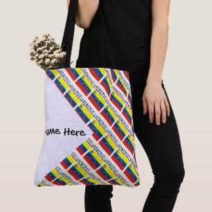 Venezuela Venezolanische Flagge Kacheln Personalis Tasche