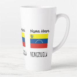 Venezuela - Venezolanische Flagge Personalisiert Milchtasse